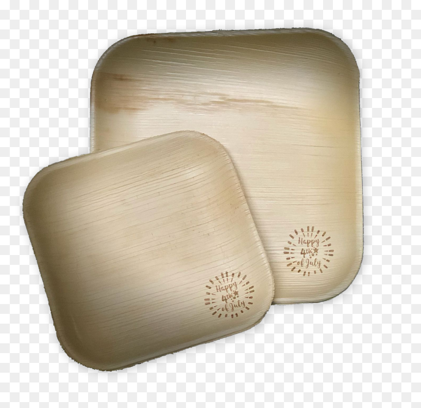 Customized Frondware - Wood, HD Png Download - disposable plates png