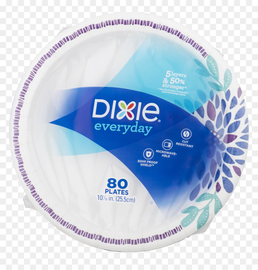 Dixie Ultra Holiday Paper Plates, HD Png Download - disposable plates png