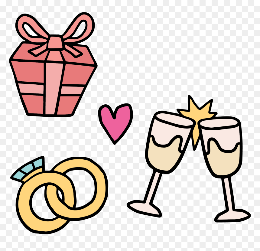Jpg Free Stock Ring Clip Art Transprent - Engagement Clipart, HD Png Download - couple rings png