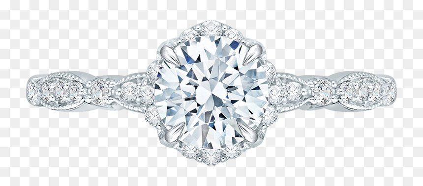 Carizza Jewelry Ca0104ek 37y, HD Png Download - couple rings png