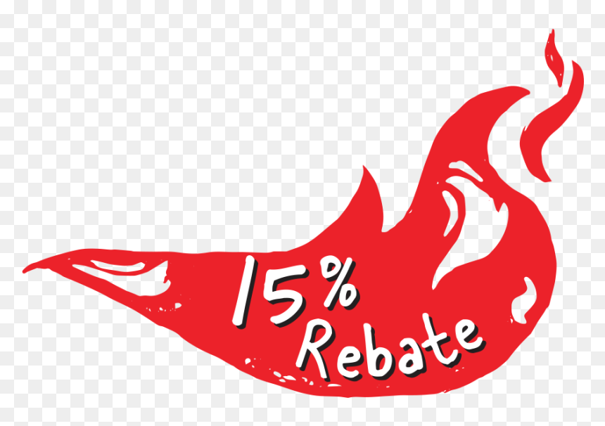 15% Rebate, HD Png Download - 15% png