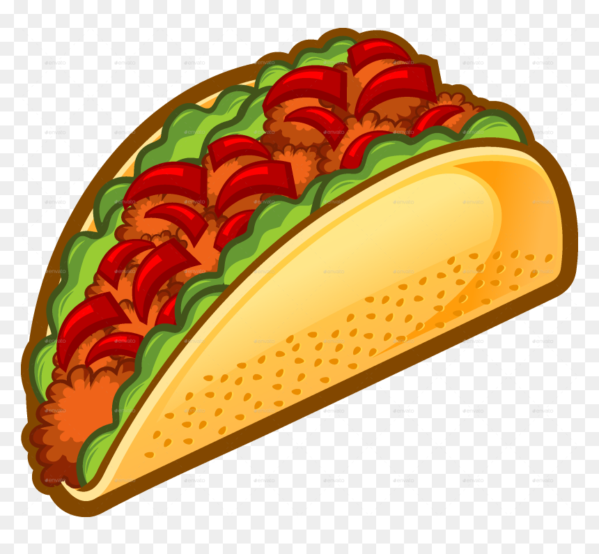 Taco Transparent Png - Clipart Transparent Background Taco, Png Download - taco.png