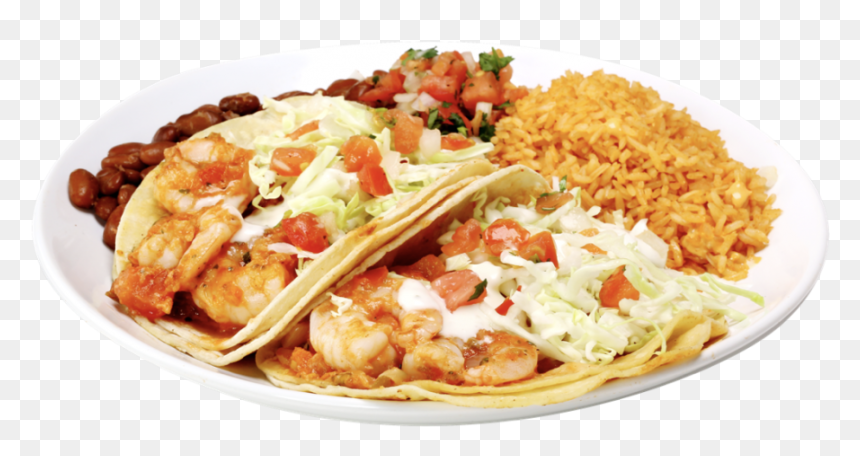 Fresco Shrimp Taco Plate - Fast Food, HD Png Download - taco.png