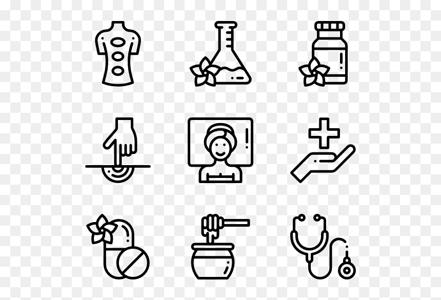 Alternative Medicine - Lab Icons, HD Png Download - spa icon png