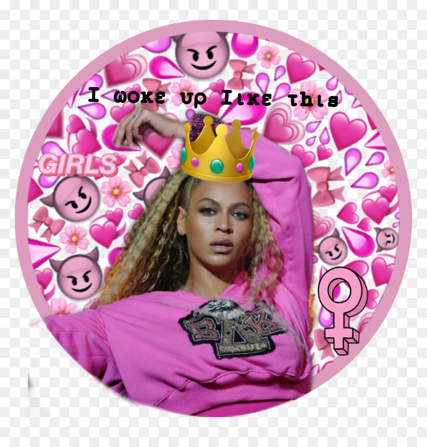 #beyonce #pink #aesthetic - Aesthetic Stickers Beyonce, HD Png Download - beyonce face png