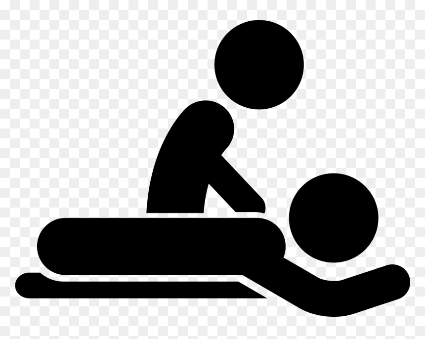 Transparent Spa Clipart Black And White - Massage Icon Png, Png Download - spa icon png