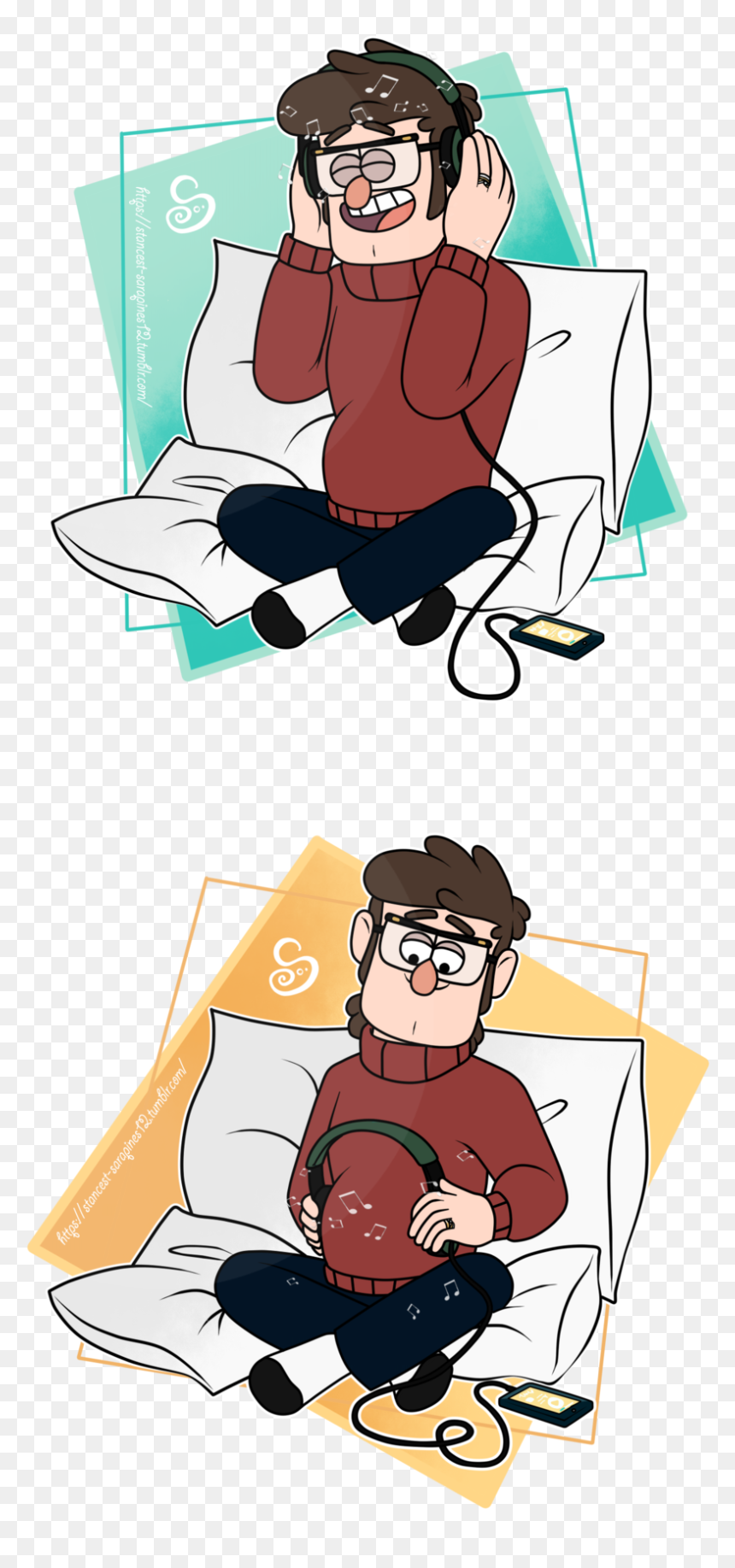 Gravity Falls Stancest, HD Png Download - beyonce face png