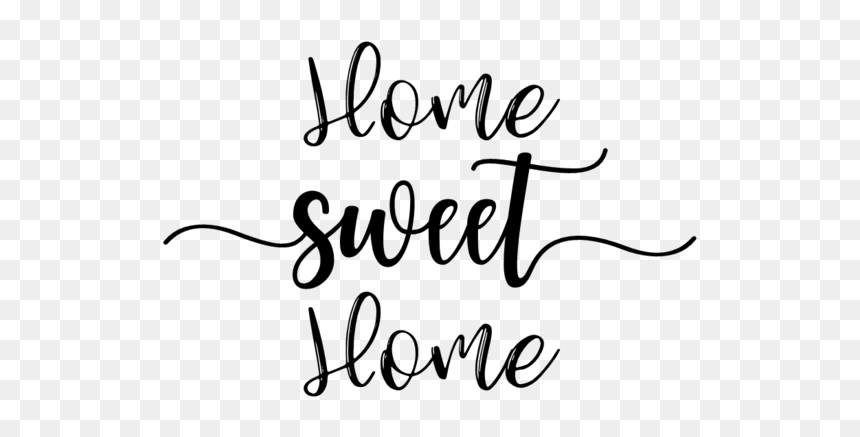 Home Sweet Home - Calligraphy, HD Png Download - home sweet home png