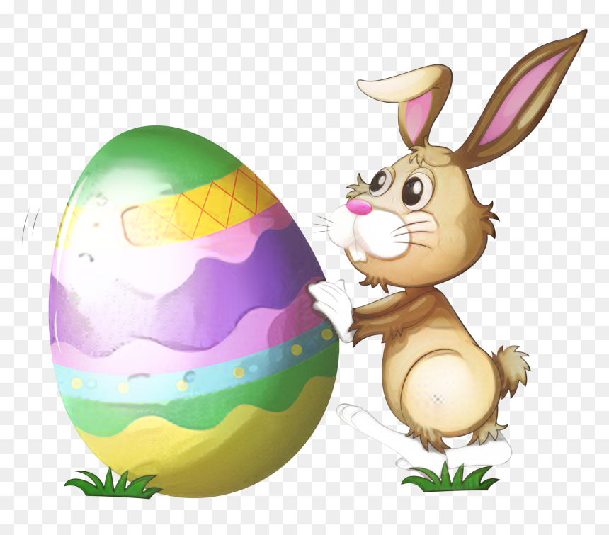 Clip Art Gif Portable Network Graphics Easter Bunny - Happy Easter Rabbit Gif, HD Png Download - kawaii bunny png