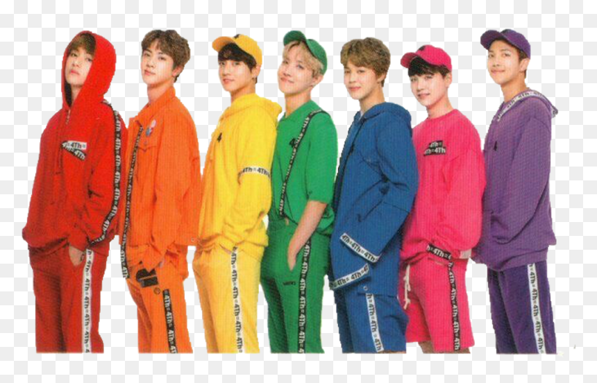 Gonna Start A Rainbow Sticker Seris On Here So I Thught - Bts Happily Ever After, HD Png Download - bts group png