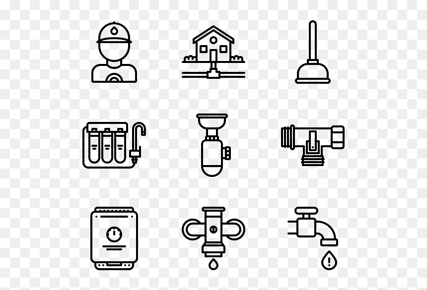 Plumber - Kitchen Utensils Icon Transparent Background, HD Png Download - plumber png