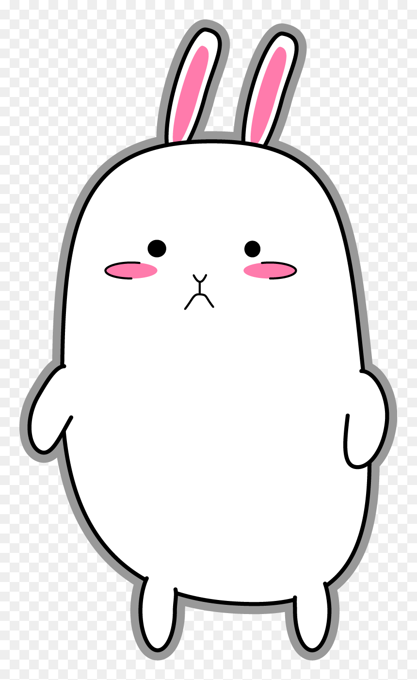 Cartoon, HD Png Download - kawaii bunny png