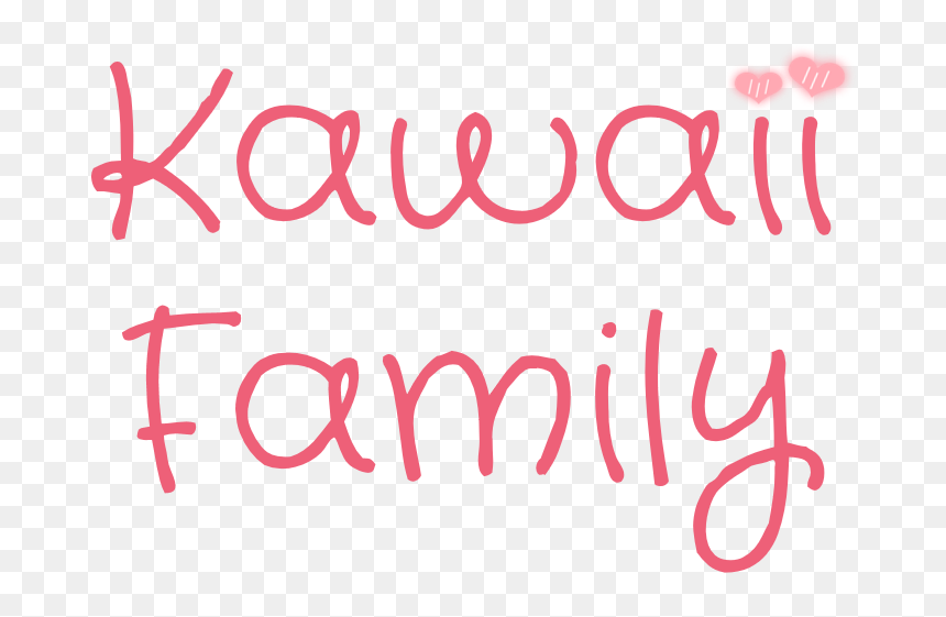 Kawaii Family - Hello Friday, HD Png Download - kawaii bunny png