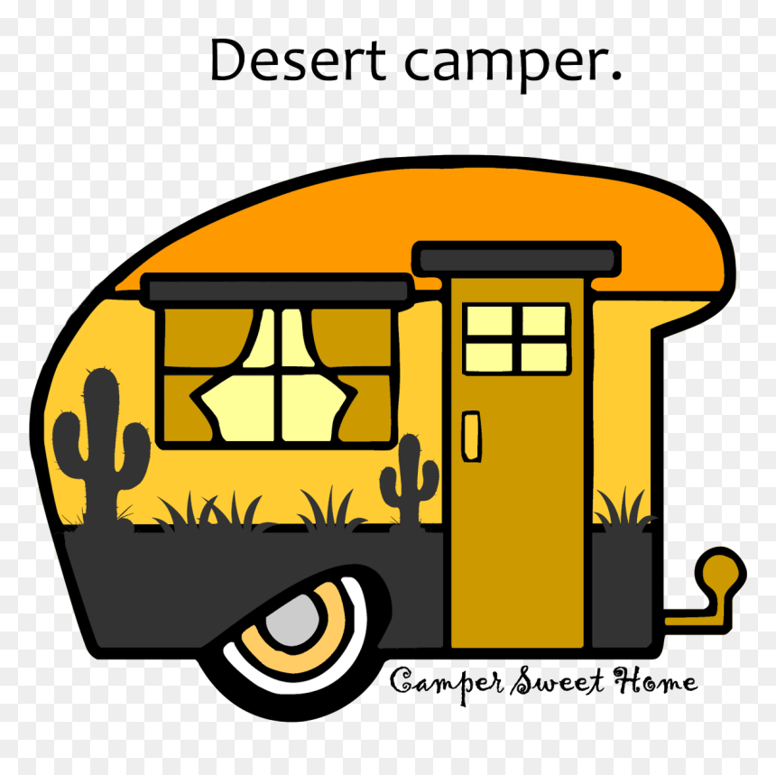 Transparent Home Sweet Home Clipart - Clip Art Camper Sweet Camper, HD Png Download - home sweet home png