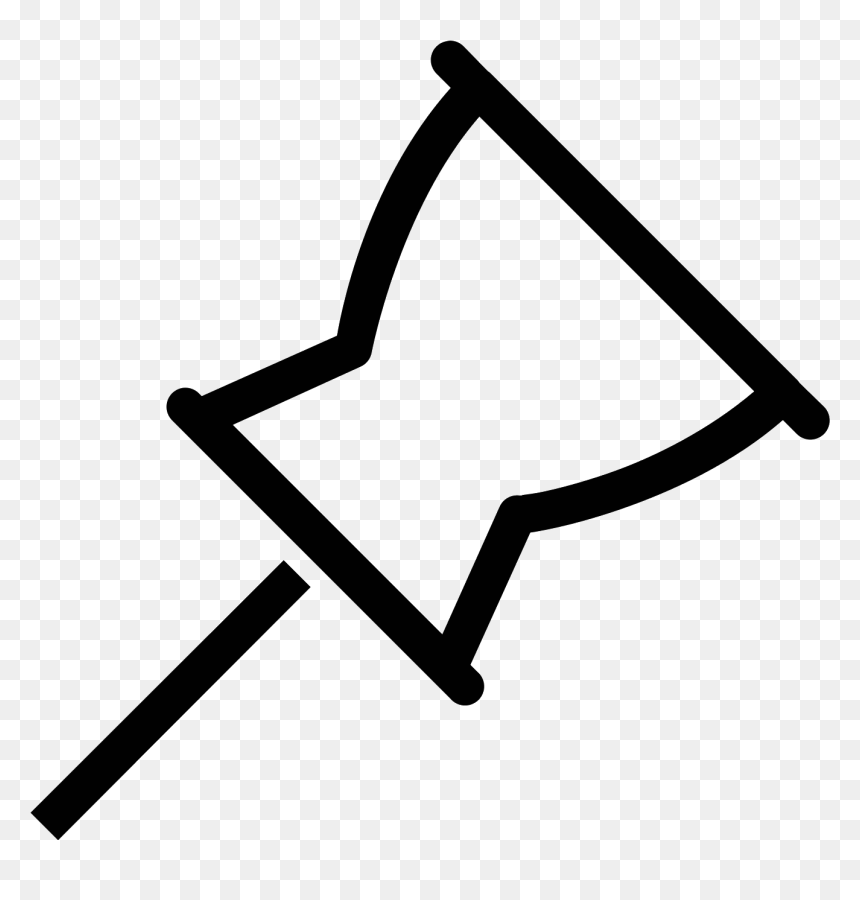 Push Pin Icon - Icon, HD Png Download - illustration png