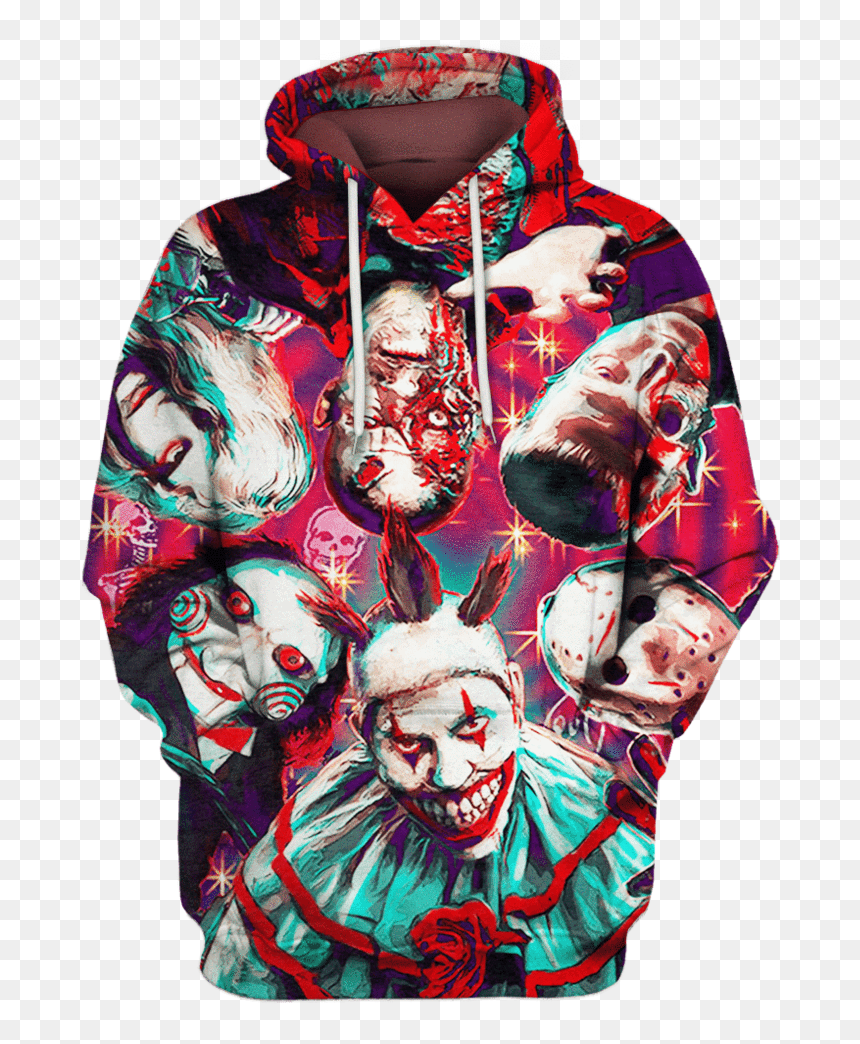 3d American Horror Story Hoodie - Hoodie, HD Png Download - american horror story png