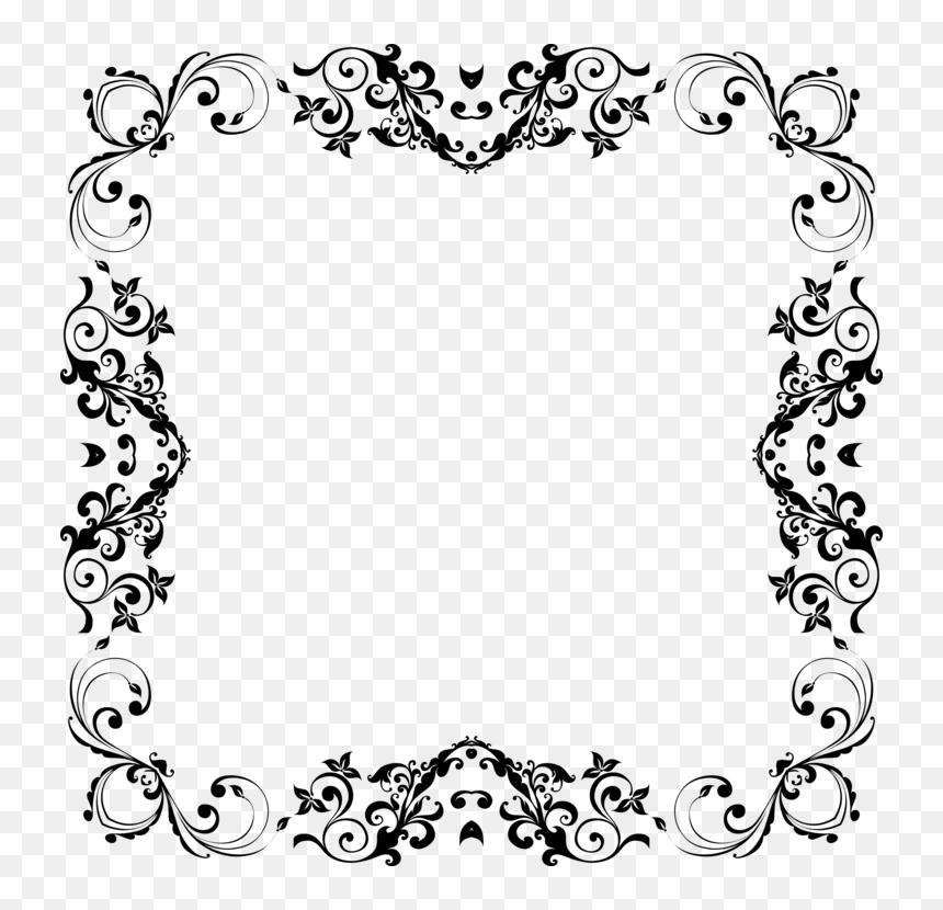 Picture Frame,heart,symmetry - Poetry Frame, HD Png Download - poster frame png