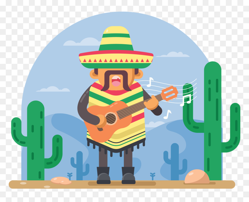 Picture - Cactus And Taco Cartoon, HD Png Download - chicas png