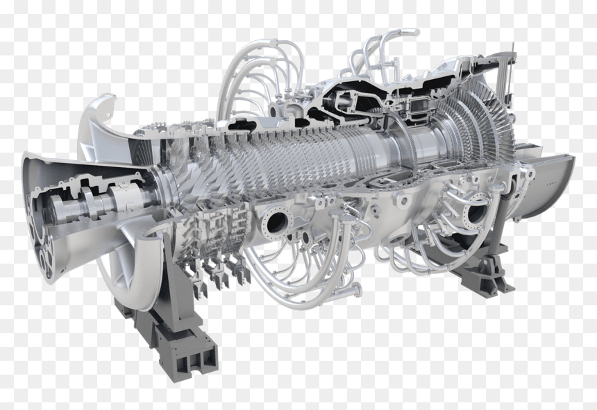 Ge Gt26 He, HD Png Download - turbine png