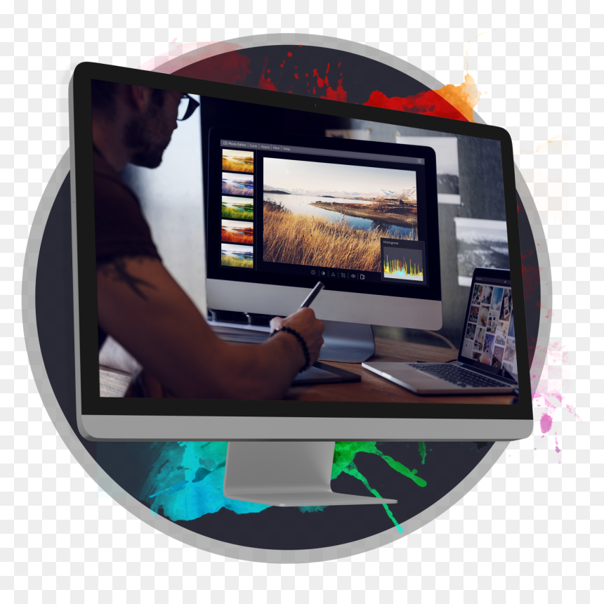 Photography Equipment Computer, HD Png Download - diseño grafico png