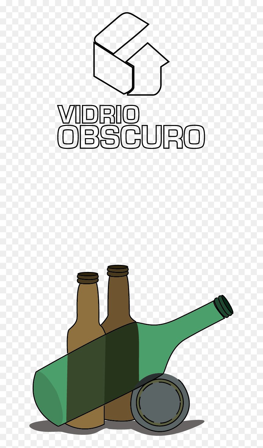 Glass Bottle, HD Png Download - vidrio roto png