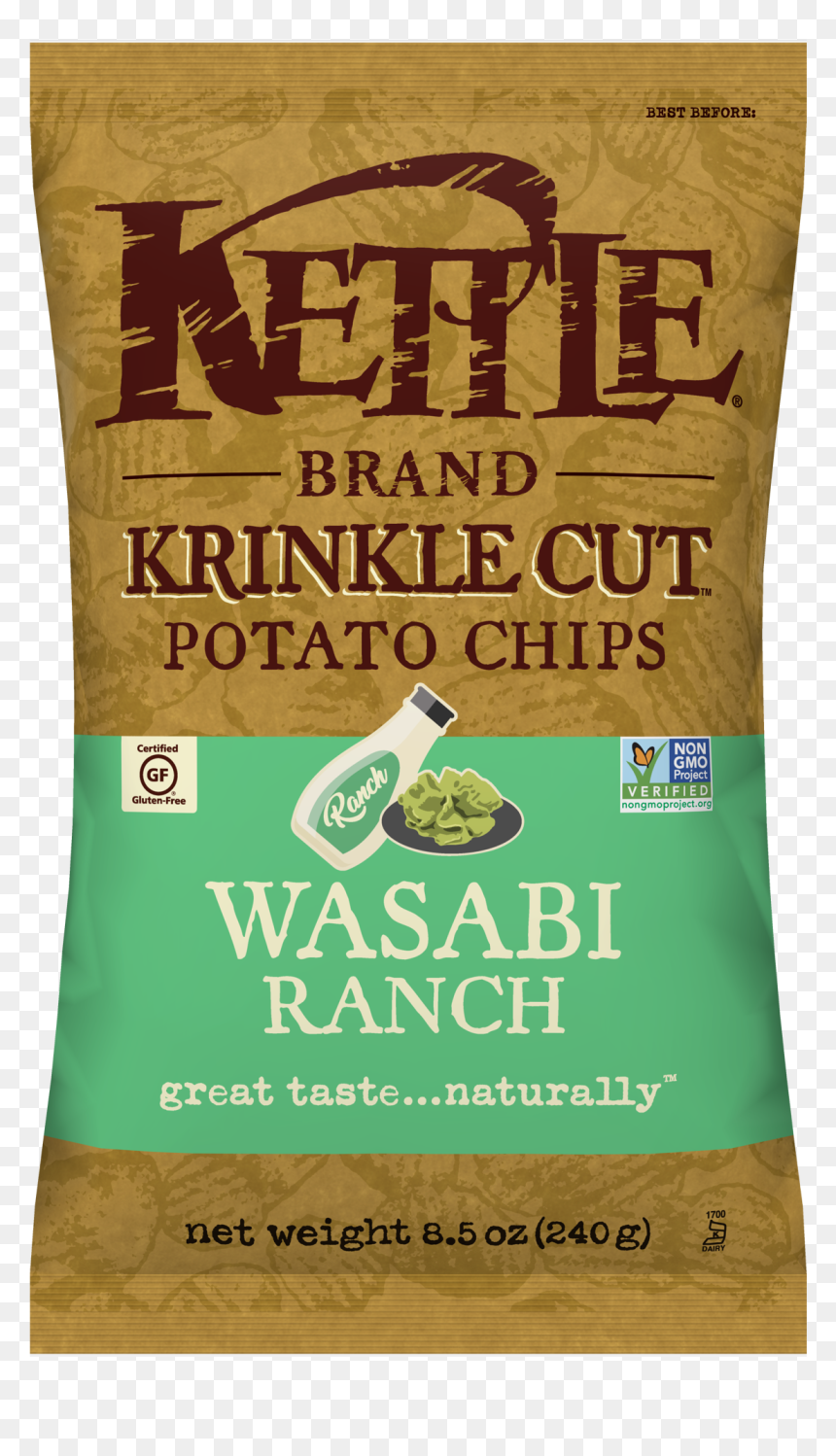 Wasabi Ranch Kettle Chips, HD Png Download - ranch png
