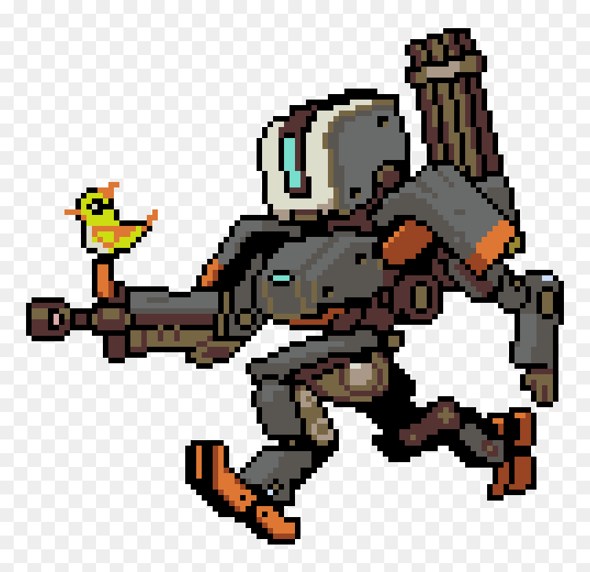 Pixie Engine Logo - Overwatch Bastion Pixel Spray, HD Png Download - soot sprite png