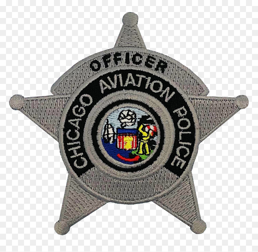Chicago Aviation Police - Badge, HD Png Download - generic police badge png