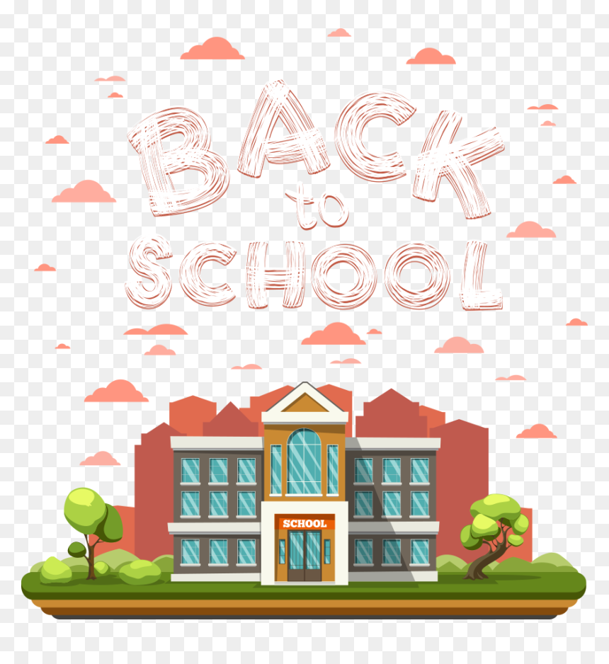 Escola De Ingles Desenhos, HD Png Download - school house png