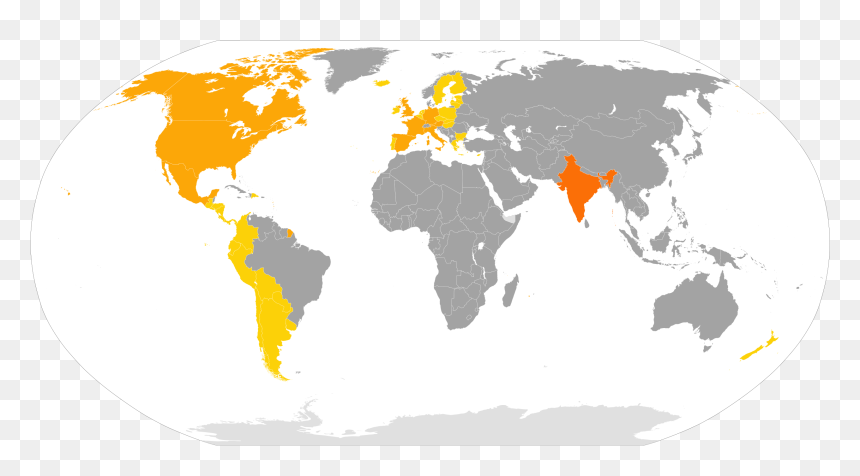 Amazon Music Png - Blank World Map 1991, Transparent Png - jimmy johns png