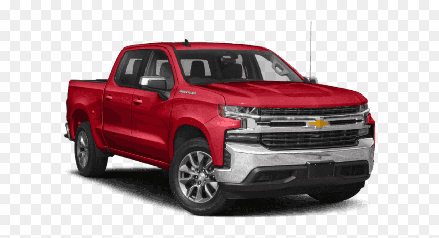 2019 Chevrolet Silverado 1500 Crew Cab, HD Png Download - silverado png