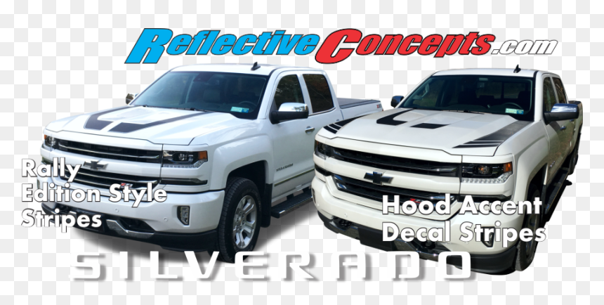 Banner-silverado - 2017 Silverado Hood Decal, HD Png Download - silverado png
