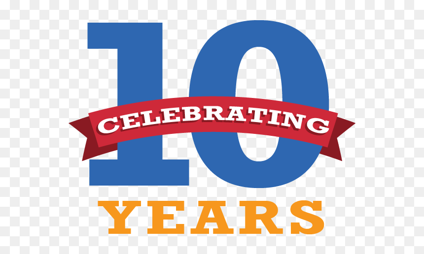 10th Anniversary, HD Png Download - celebrating png