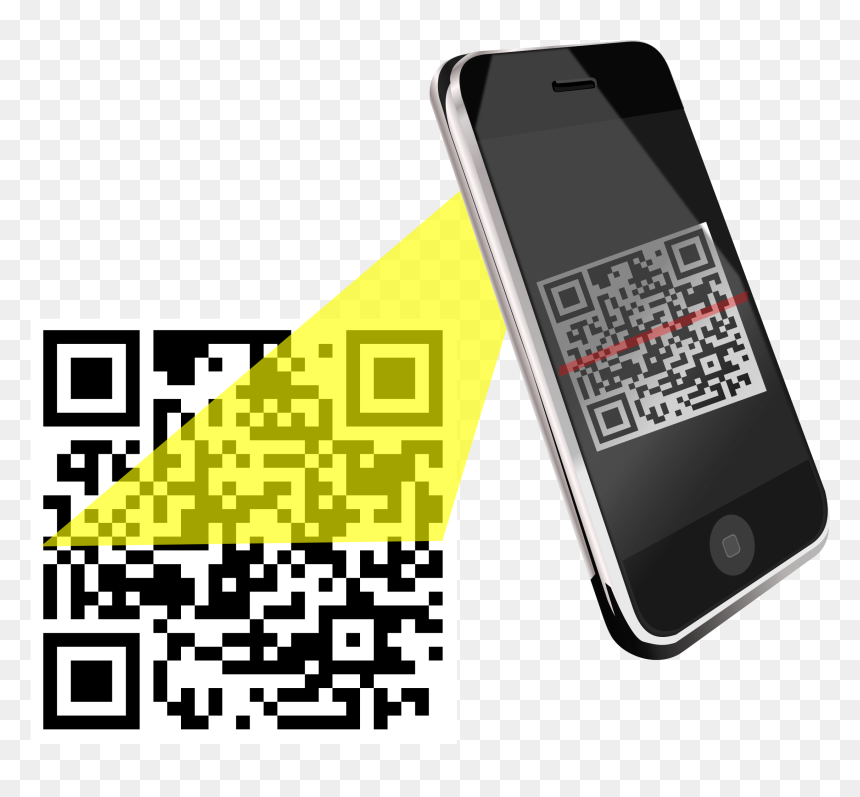 Integraci Qr Scan - Phone Scanning Qr Code, HD Png Download - usher png