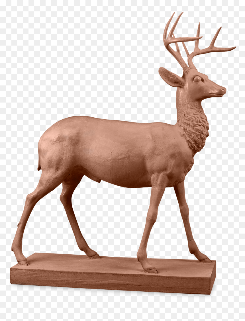 Cast Iron Stag - Elk, HD Png Download - stag png