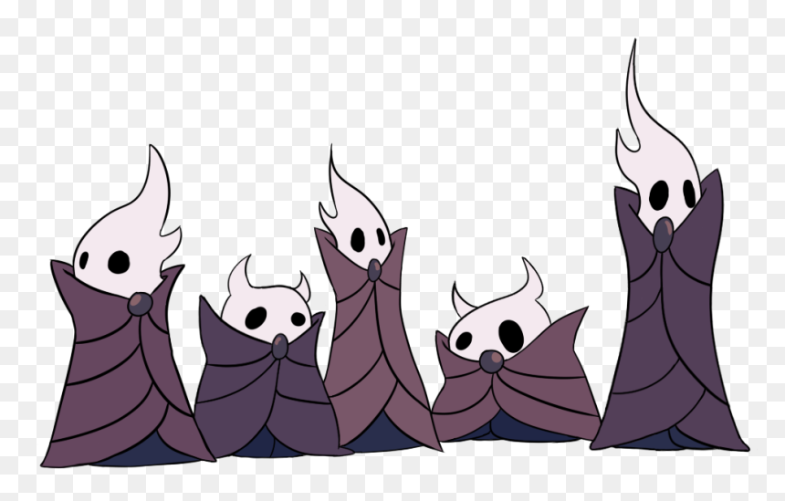 A Quick Drawing Of The Distant Villagers In Deepnest’s - Hollow Knight Distant Villagers, HD Png Download - hollow knight png