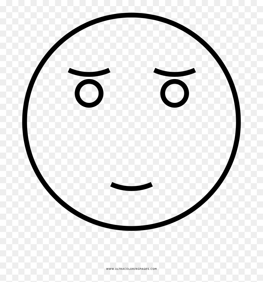 Nervous Coloring Page - Circle, HD Png Download - nervous png