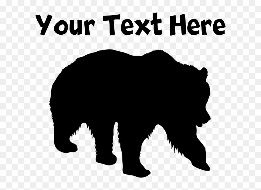 American Black Bear, HD Png Download - grizzly png