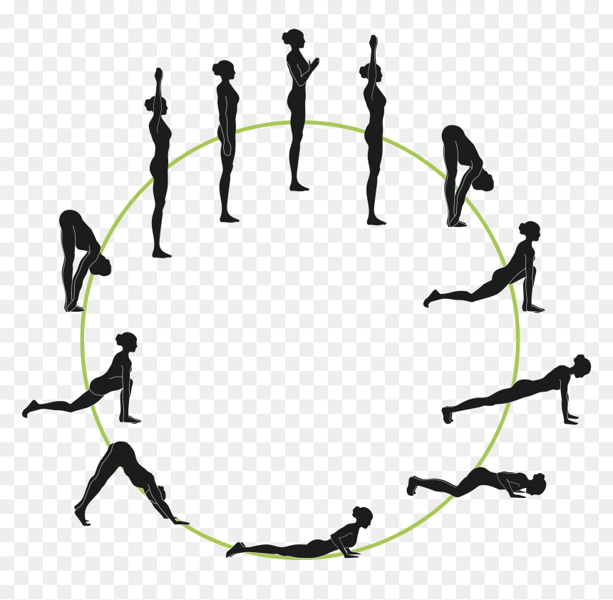 Yoga Pose Png No Background - Silhouette Yoga Poses Png, Transparent Png - yoga poses png