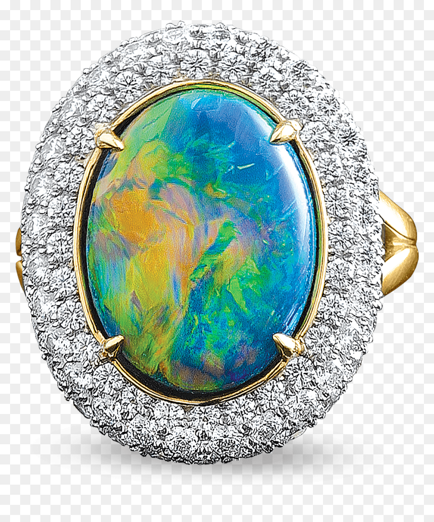 Transparent Black Ring Png - Opal, Png Download - opal png