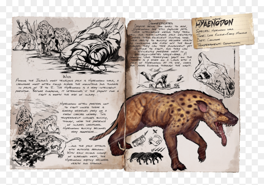 Ark Survival Evolved Hyaenodon, HD Png Download - ark survival png