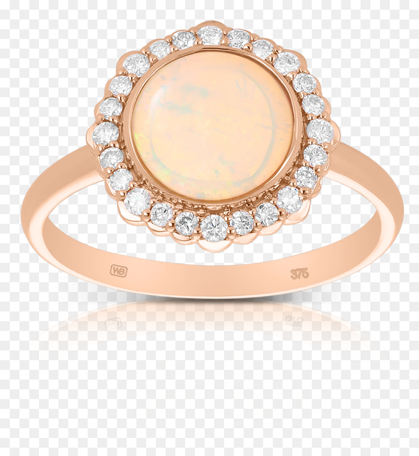 36r002 - Engagement Ring, HD Png Download - opal png