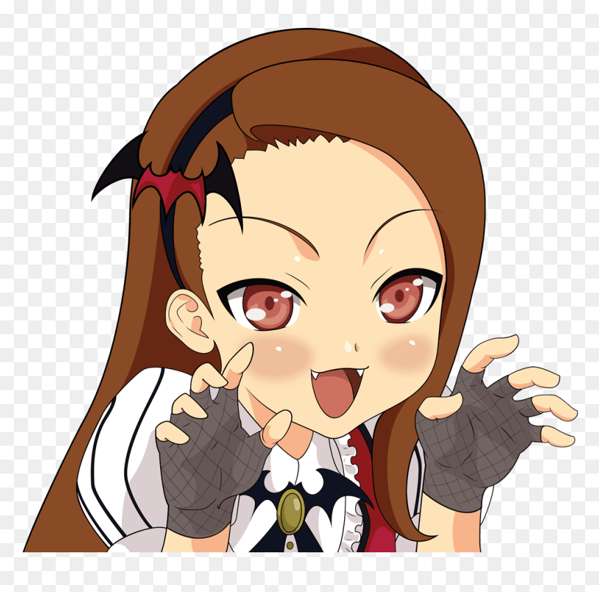 G - U/android - Transparent Anime Vampire Girl, HD Png Download - minecraft story mode png