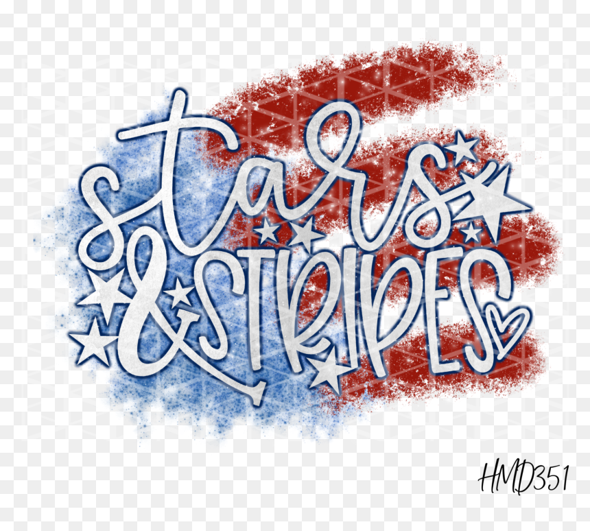 Calligraphy, HD Png Download - stars and stripes png