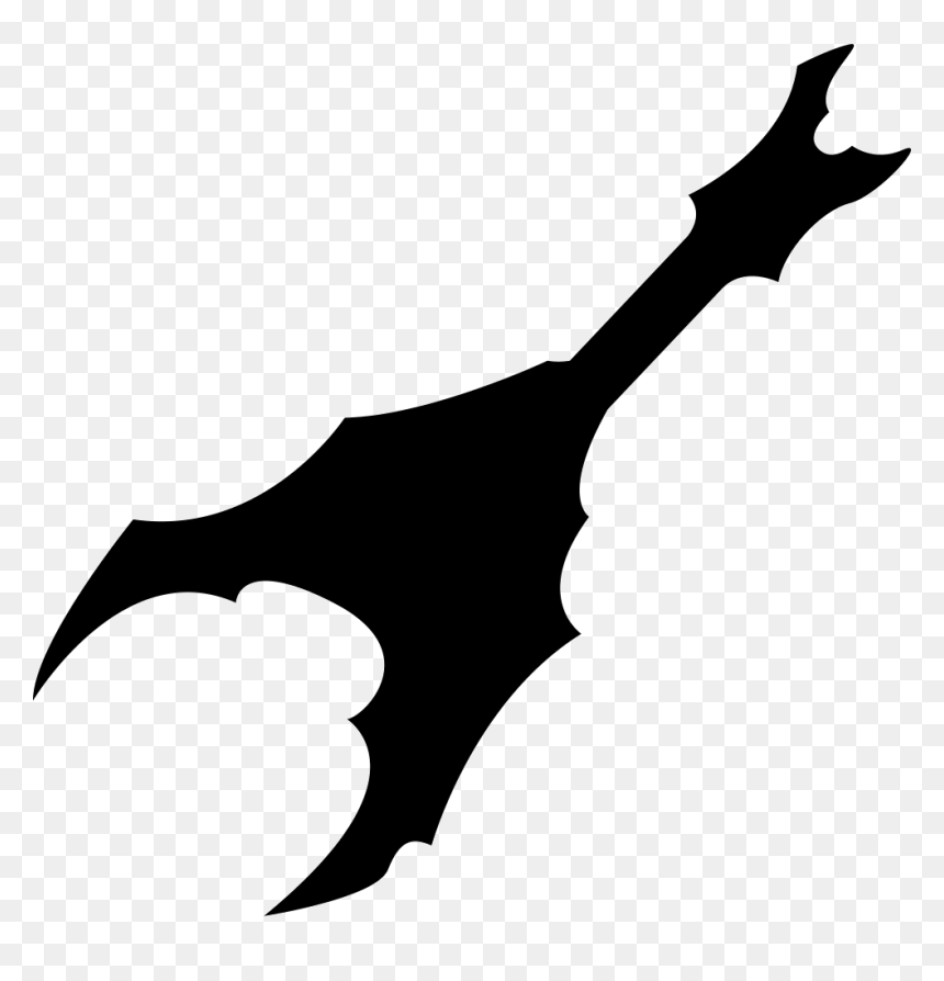 Electric Guitar With Jagged Edges, HD Png Download - jagged line png