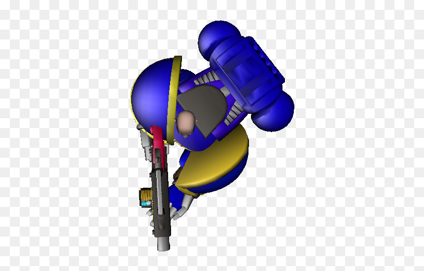 Top Down Space Marine, HD Png Download - space marine png