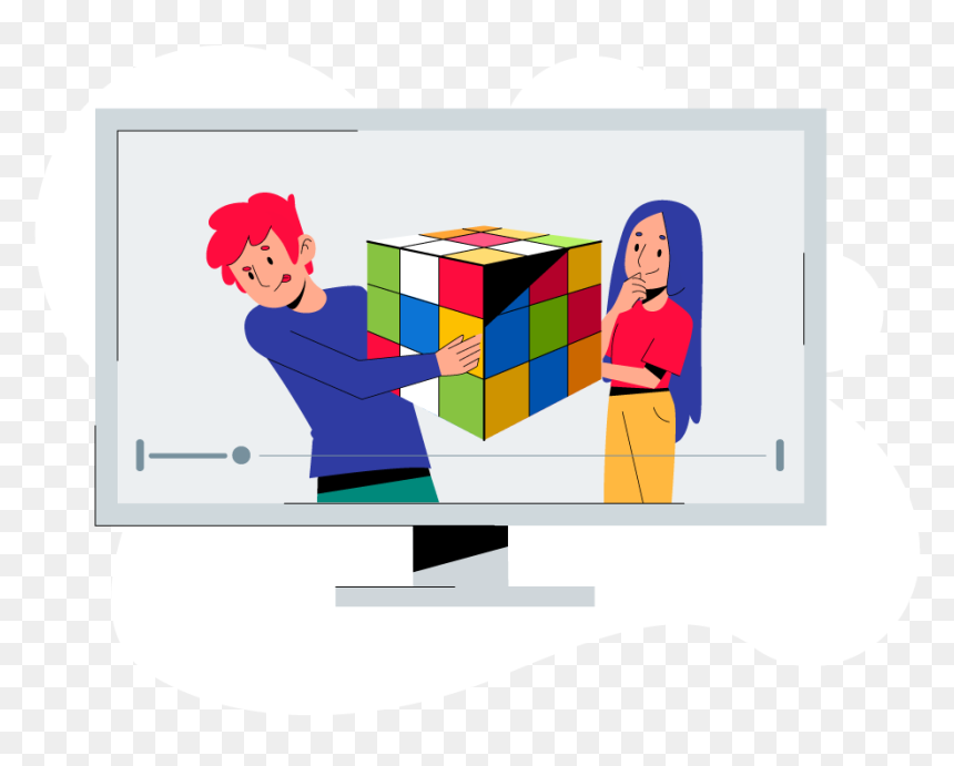 2d Animated Video With Characters, HD Png Download - 2d character png