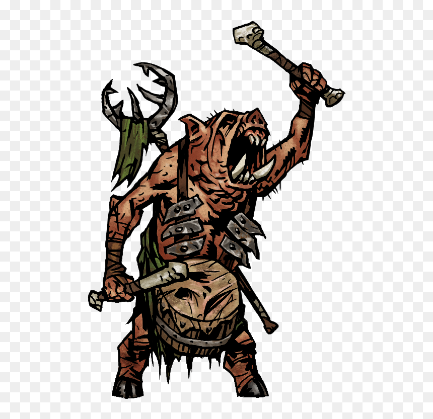 Swine Drummer - Darkest Dungeon Swine Folk, HD Png Download - drummer png