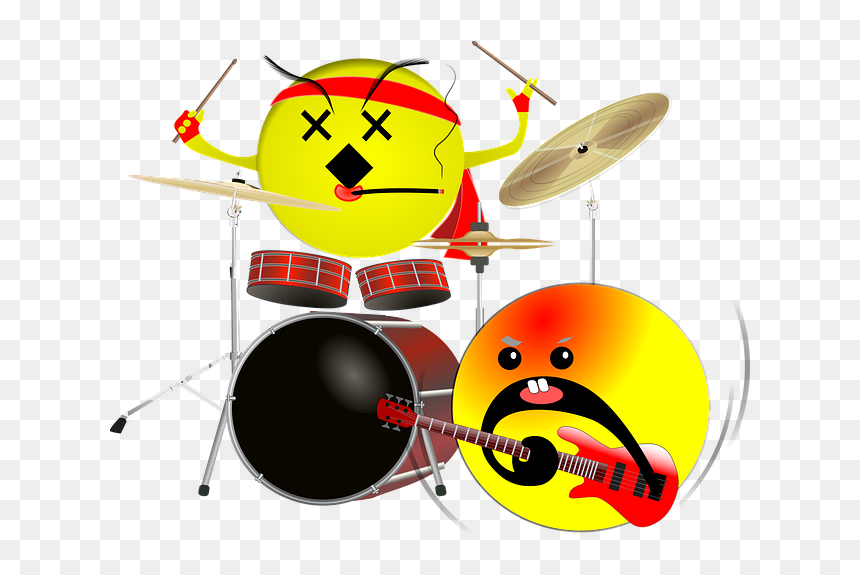 Transparent Music Band Png - Drummer Emoticon, Png Download - drummer png