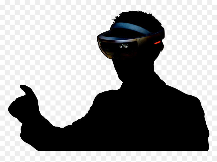 Silhouette, HD Png Download - hololens png